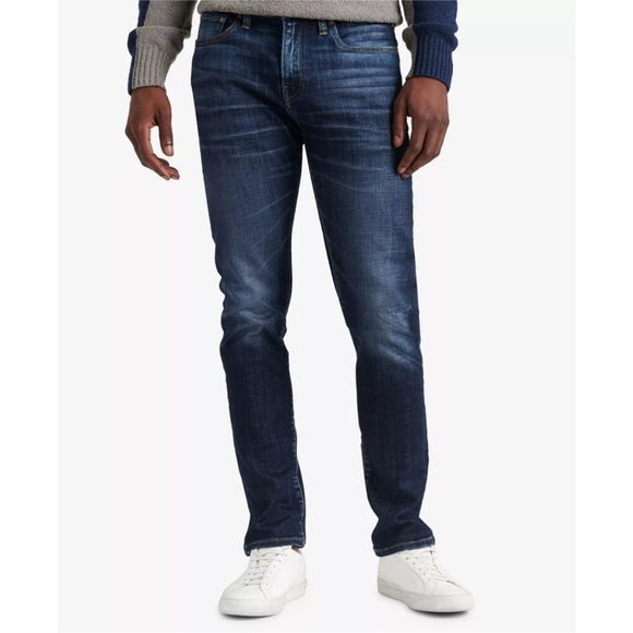 Lucky Brand Other - Lucky Brand 410 Athletic Fit Jeans Mens 33x30 Dark Wash Denim Straight Leg
